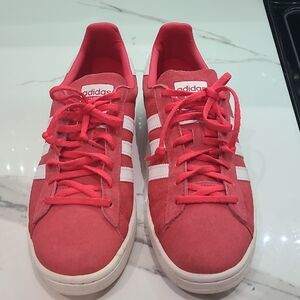 Adidas Scarlet Sneakers with White Accents